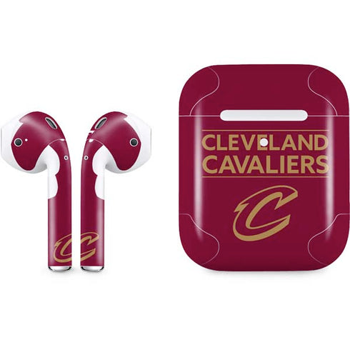 NBA Cleveland Cavaliers Standard - Maroon Apple AirPods 2 Skin