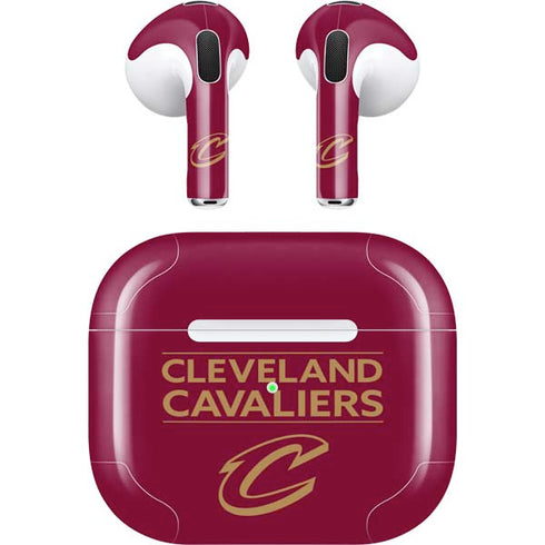 NBA Cleveland Cavaliers Standard - Maroon Apple AirPods (3rd Gen 2021) Skin