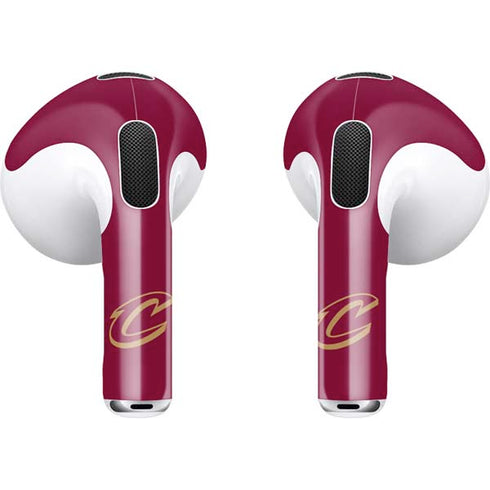 NBA Cleveland Cavaliers Standard - Maroon Apple AirPods (3rd Gen 2021) Skin