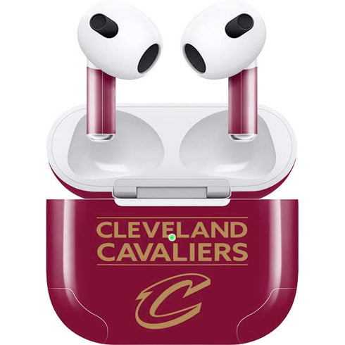 NBA Cleveland Cavaliers Standard - Maroon Apple AirPods (3rd Gen 2021) Skin