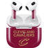 NBA Cleveland Cavaliers Standard - Maroon Apple AirPods (3rd Gen 2021) Skin
