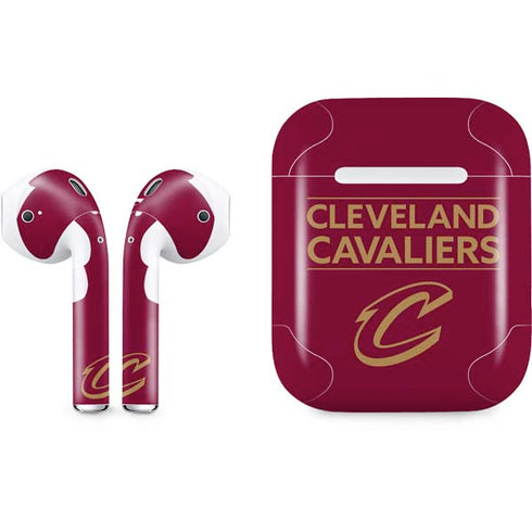 NBA Cleveland Cavaliers Standard - Maroon Apple AirPods Skin