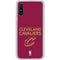 NBA Cleveland Cavaliers Standard - Maroon Galaxy A10e Clear Case