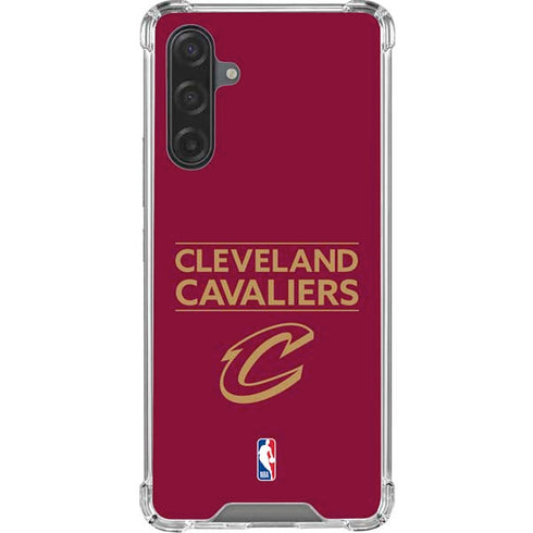 NBA Cleveland Cavaliers Standard - Maroon Galaxy A17 Clear Case