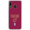 NBA Cleveland Cavaliers Standard - Maroon Galaxy A20 Clear Case