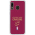 NBA Cleveland Cavaliers Standard - Maroon Galaxy A20 Clear Case