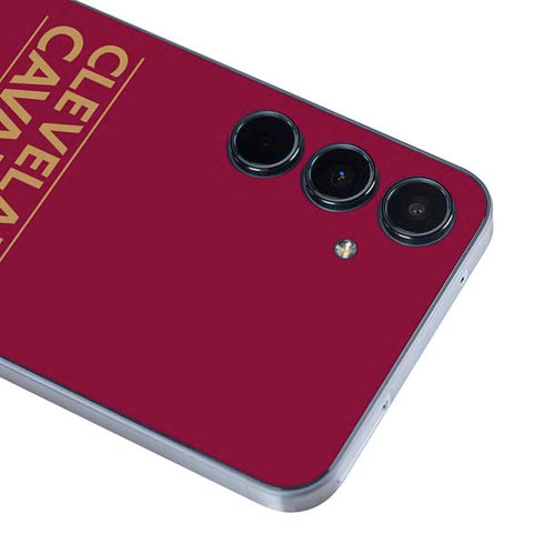 NBA Cleveland Cavaliers Standard - Maroon Galaxy A35 5G Skin
