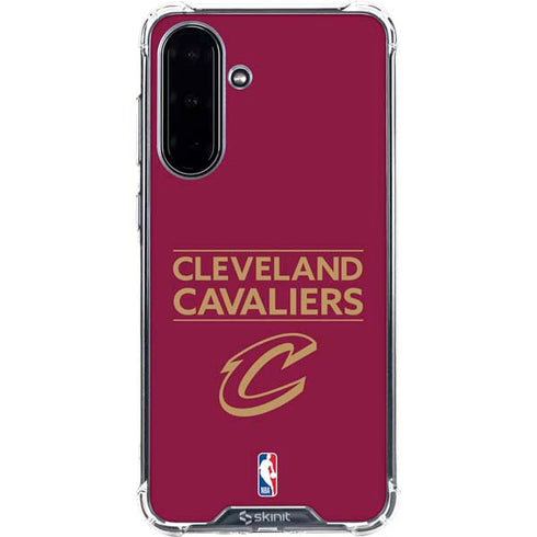NBA Cleveland Cavaliers Standard - Maroon Galaxy A36 5G Clear Case