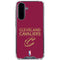 NBA Cleveland Cavaliers Standard - Maroon Galaxy A36 5G Clear Case