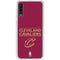 NBA Cleveland Cavaliers Standard - Maroon Galaxy A50 Clear Case