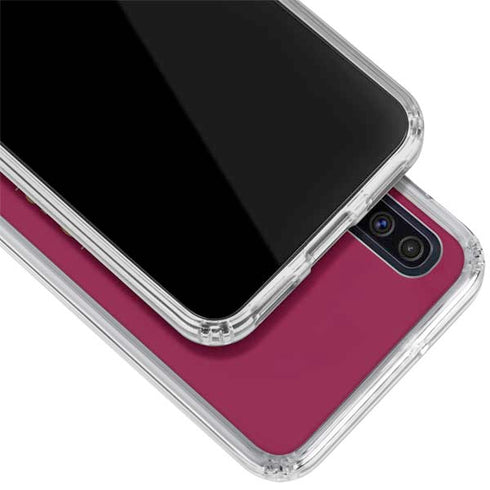 NBA Cleveland Cavaliers Standard - Maroon Galaxy A50 Clear Case
