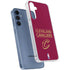 NBA Cleveland Cavaliers Standard - Maroon Galaxy A55 5G Clear Case