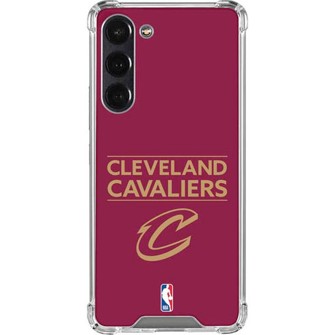 NBA Cleveland Cavaliers Standard - Maroon Galaxy S24 FE Clear Case