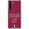 NBA Cleveland Cavaliers Standard - Maroon Galaxy S24 FE Clear Case