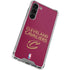 NBA Cleveland Cavaliers Standard - Maroon Galaxy S24 FE Clear Case