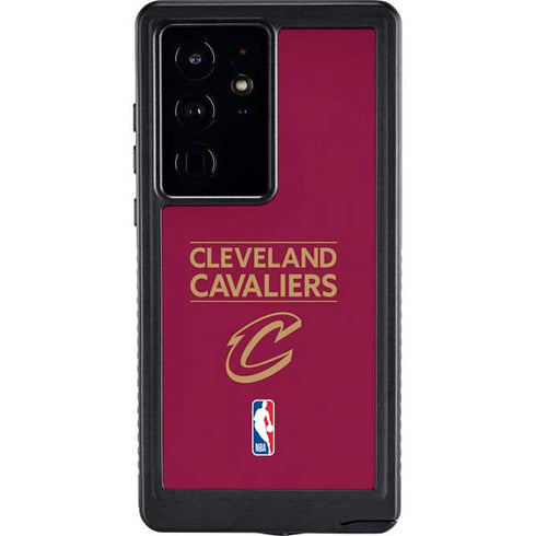 NBA Cleveland Cavaliers Standard - Maroon Galaxy S24 Ultra Waterproof Case