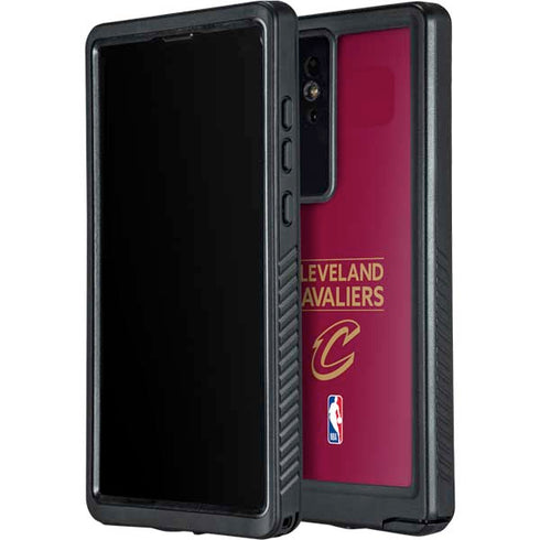 NBA Cleveland Cavaliers Standard - Maroon Galaxy S24 Ultra Waterproof Case