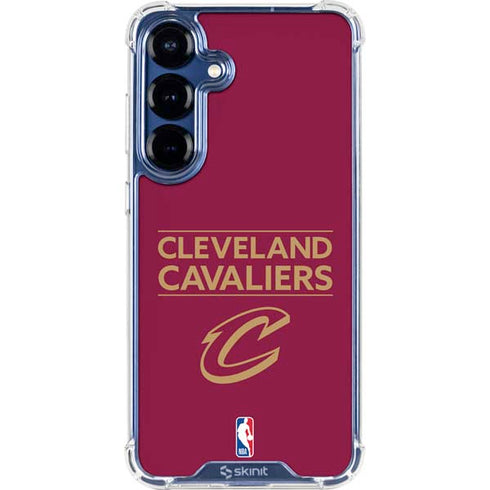 NBA Cleveland Cavaliers Standard - Maroon Galaxy S25 Plus Clear Case