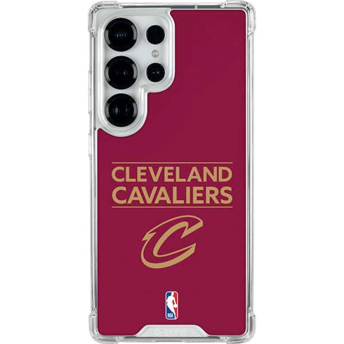 NBA Cleveland Cavaliers Standard - Maroon Galaxy S25 Ultra Clear Case