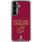 NBA Cleveland Cavaliers Standard - Maroon Galaxy S26 Clear Case