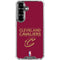 NBA Cleveland Cavaliers Standard - Maroon Galaxy S26 Plus Clear Case