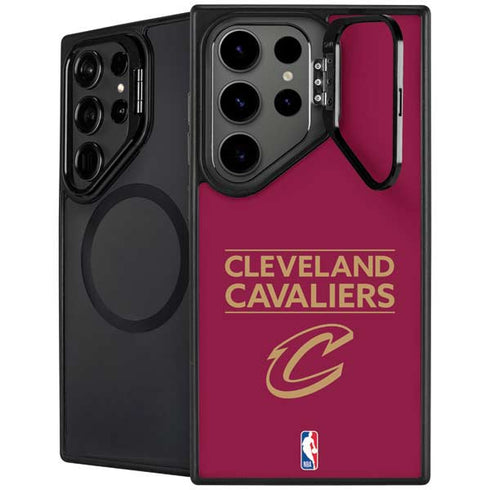 NBA Cleveland Cavaliers Standard - Maroon Galaxy S26 Ultra Kickstand Case