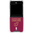 NBA Cleveland Cavaliers Standard - Maroon Galaxy Z Flip6 Clear Case