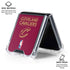 NBA Cleveland Cavaliers Standard - Maroon Galaxy Z Flip6 Clear Case
