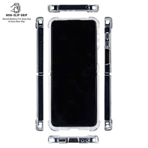 NBA Cleveland Cavaliers Standard - Maroon Galaxy Z Flip6 Clear Case