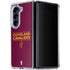 NBA Cleveland Cavaliers Standard - Maroon Galaxy Z Fold5 5G Clear Case