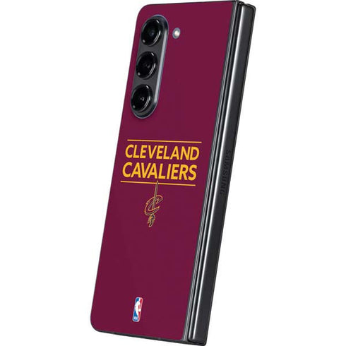NBA Cleveland Cavaliers Standard - Maroon Galaxy Z Fold5 5G Skin