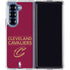NBA Cleveland Cavaliers Standard - Maroon Galaxy Z Fold6 Clear Case
