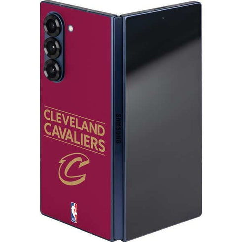 NBA Cleveland Cavaliers Standard - Maroon Galaxy Z Fold6 Skin
