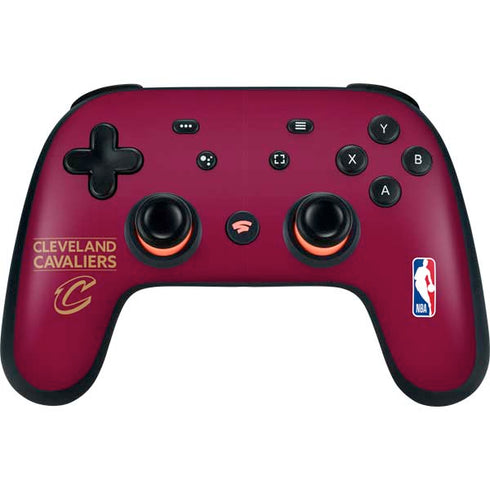 NBA Cleveland Cavaliers Standard - Maroon Google Stadia Controller Skin