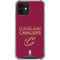 NBA Cleveland Cavaliers Standard - Maroon iPhone 12 Clear Case