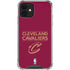 NBA Cleveland Cavaliers Standard - Maroon iPhone 12 Mini Clear Case