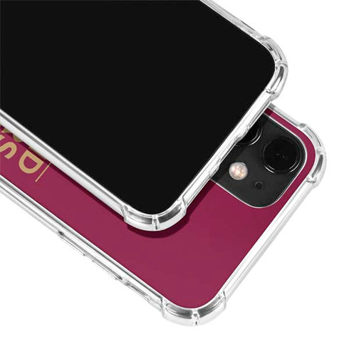 NBA Cleveland Cavaliers Standard - Maroon iPhone 12 Mini Clear Case
