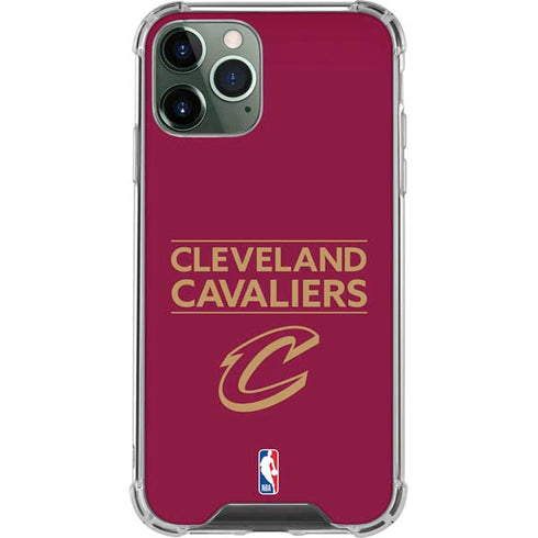 NBA Cleveland Cavaliers Standard - Maroon iPhone 12 Pro Clear Case