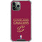 NBA Cleveland Cavaliers Standard - Maroon iPhone 12 Pro Clear Case
