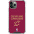 NBA Cleveland Cavaliers Standard - Maroon iPhone 12 Pro Clear Case