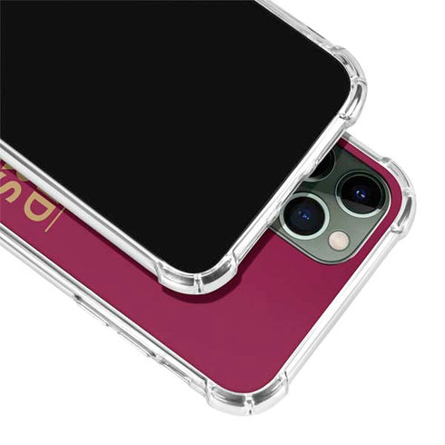 NBA Cleveland Cavaliers Standard - Maroon iPhone 12 Pro Clear Case