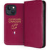 NBA Cleveland Cavaliers Standard - Maroon iPhone 13 Folio Case