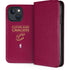 NBA Cleveland Cavaliers Standard - Maroon iPhone 14 Plus Folio Case