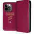 NBA Cleveland Cavaliers Standard - Maroon iPhone 14 Pro Folio Case