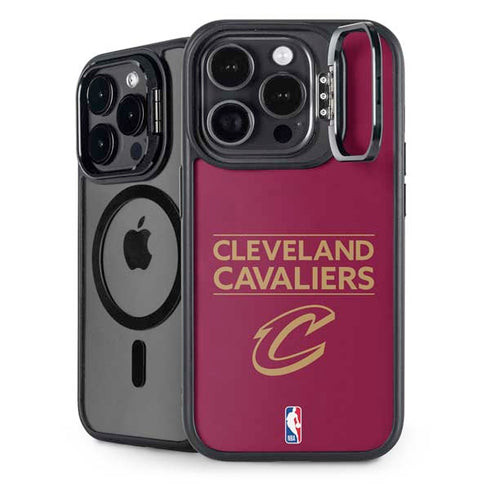 NBA Cleveland Cavaliers Standard - Maroon iPhone 14 Pro Max Kickstand Case