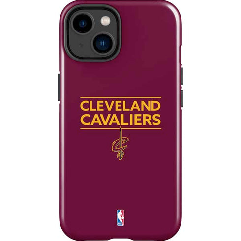 NBA Cleveland Cavaliers Standard - Maroon iPhone 15 Impact Case