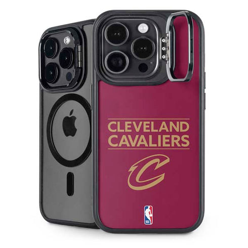 NBA Cleveland Cavaliers Standard - Maroon iPhone 15 Pro Kickstand Case