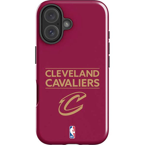 NBA Cleveland Cavaliers Standard - Maroon iPhone 16 Impact Case