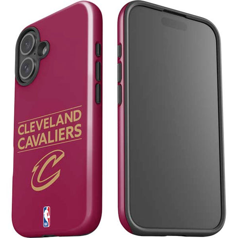 NBA Cleveland Cavaliers Standard - Maroon iPhone 16 Impact Case
