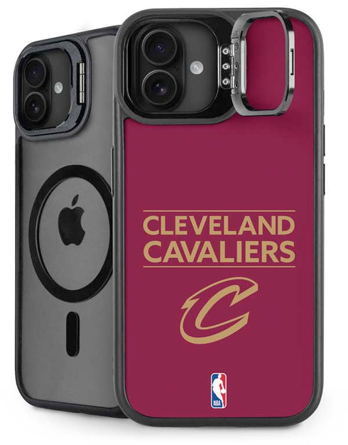 NBA Cleveland Cavaliers Standard - Maroon iPhone 16 Kickstand Case